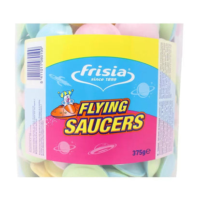 Sour Mix Frisia Flying Saucers Tub Retro Sweets New UFOs