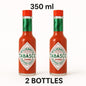 2 x 350ml  Original Mcilhenny Company Tabasco Pepper / Sauce Large Bottles