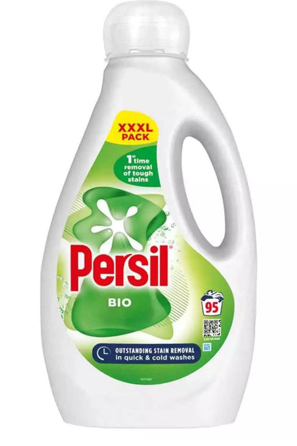 Persil Bio Laundry Sensitive Skin Gentle Detergent 95 Washes XXXL Pack 2.56L