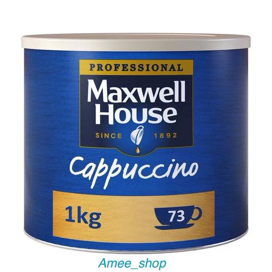 1Kg Maxwell House Instant Cappuccino Coffee Large Tin Capuchino