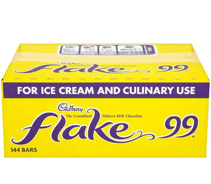 Bulk Box Of 144 Cadbury Flake 99 Bars 1.2Kg Ice Cream , Trifle Etc