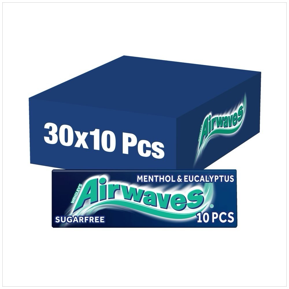 Wrigley's 30 Packets Chewing Gum AIRWAVES Wrigleys Packs