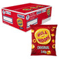 HULA HOOPS ORIGINAL  POTATO RINGS  34g  FULL BOX (PACK OF 32) Only £19.99