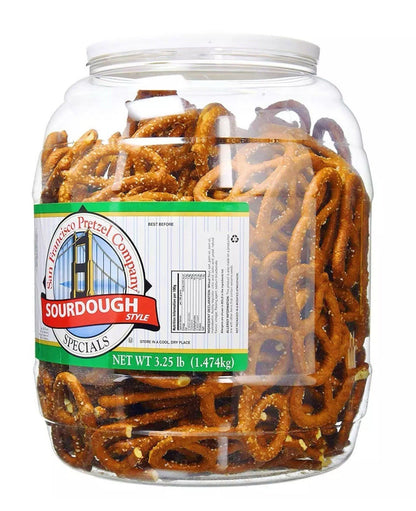 Sourdough Style Specials Pretzels San Francisco Pretzel Knots Jumbo Jar 1.47kg