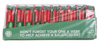 John West Mackerel Fillets in Tomato Sauce Skinless Boneless Fish Pack 10 x 125g