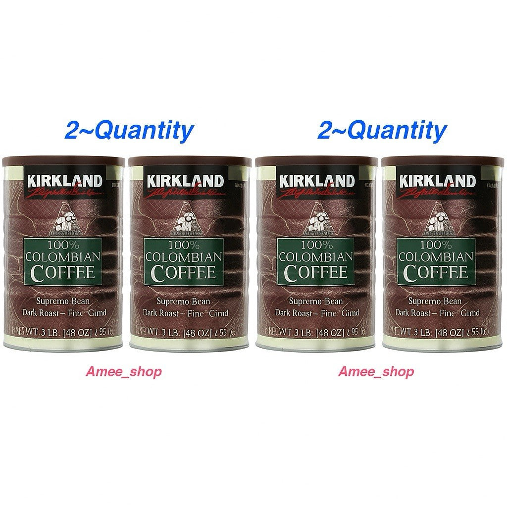 4 x 100% Colombian Ground Filter Coffee, 1.362kg columbian Tins