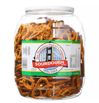 Sourdough Style Specials Pretzels San Francisco Pretzel Knots Jumbo Jar 1.47kg