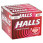 Halls Sugar Free Cherry Menthol Action Cough Sweets 32g - 20 Pack Full Box