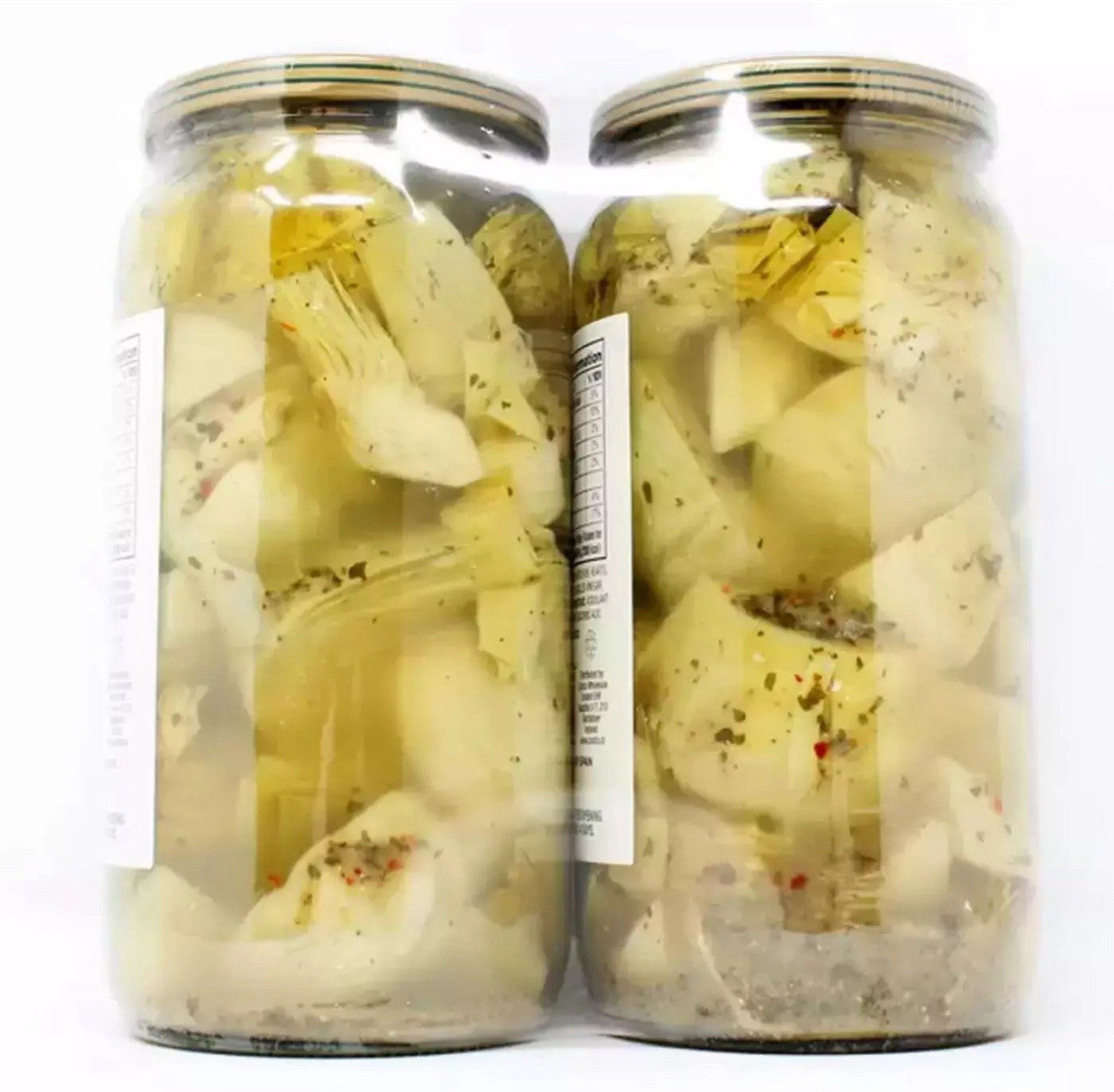 Kirkland Signature Artichoke Hearts Marinated in Vinegar & Oil Jar Pack 2 x 935g