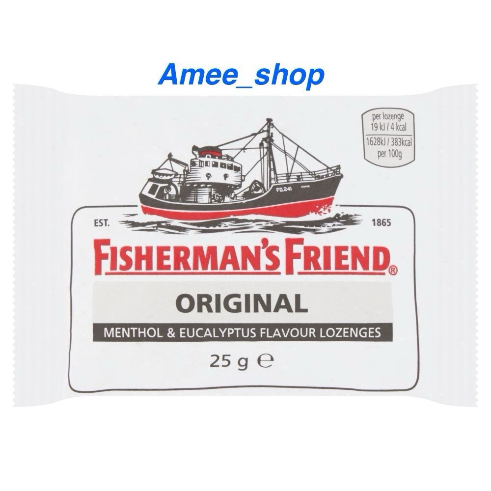 Fisherman Friend Original Menthol & Eucalyptus Lozenges Sweets 24 Packs