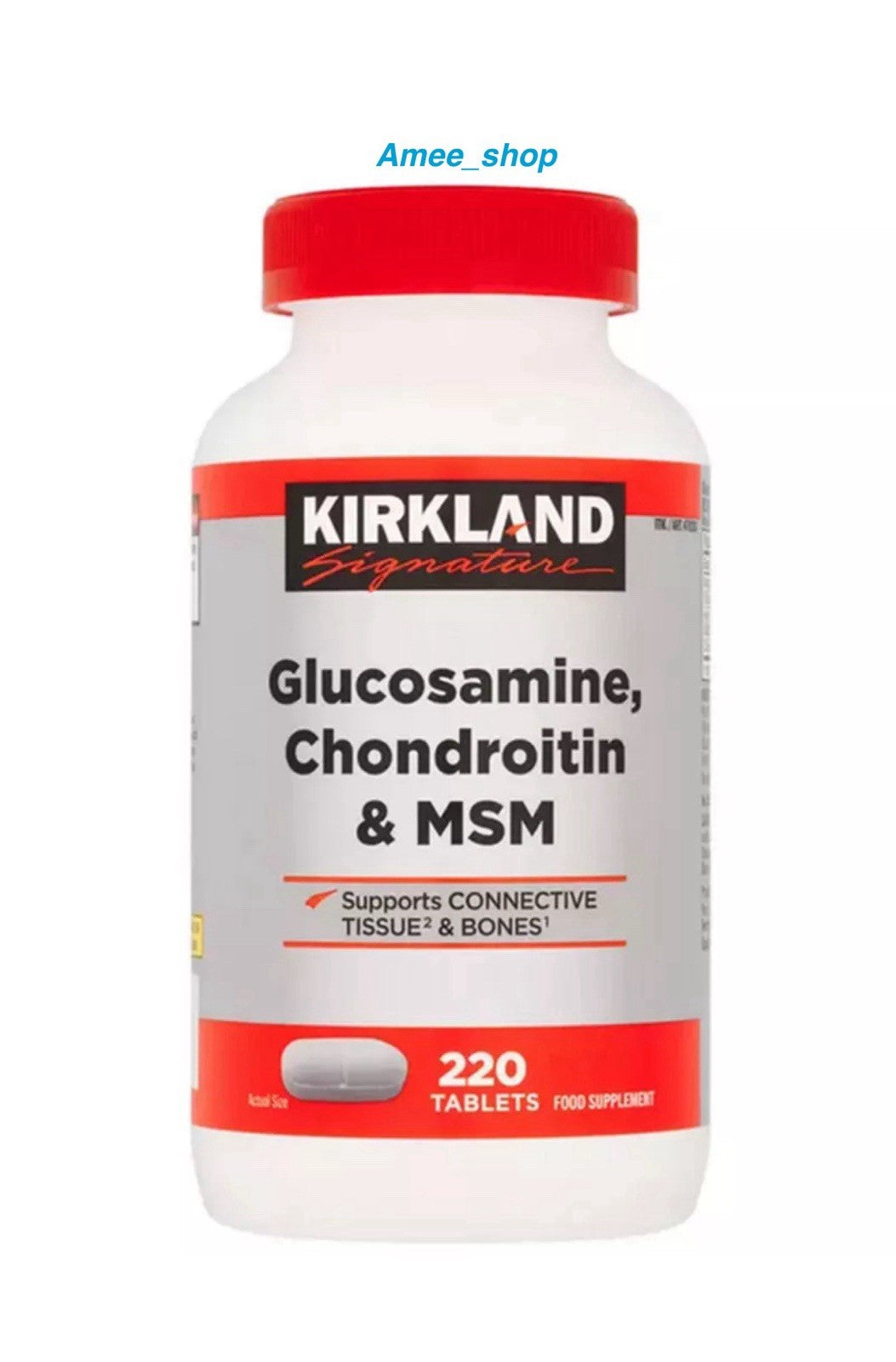 Kirkland Signature Glucosamin  Chondroitin & MSM Vitamin Supplement  220 Tablets