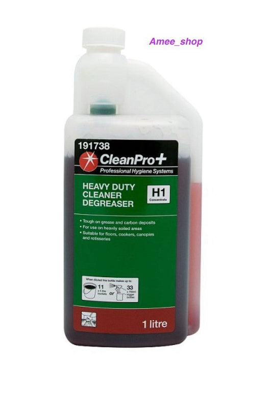 Clean Pro+ Heavy Duty Cleaner Degreaser Concentrate 1 Litre H1