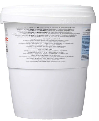 Ferrero Nutella Chocolate Hazelnut Spread with Cocoa Food Service Large Tub 3kg