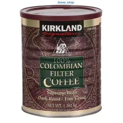 100% Colombian Ground Filter columbian  Coffee, 1.362kg Tin