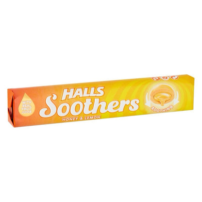 20 x Halls Soothers Lozenges - Honey & Lemon Flavour with Liquid Centre