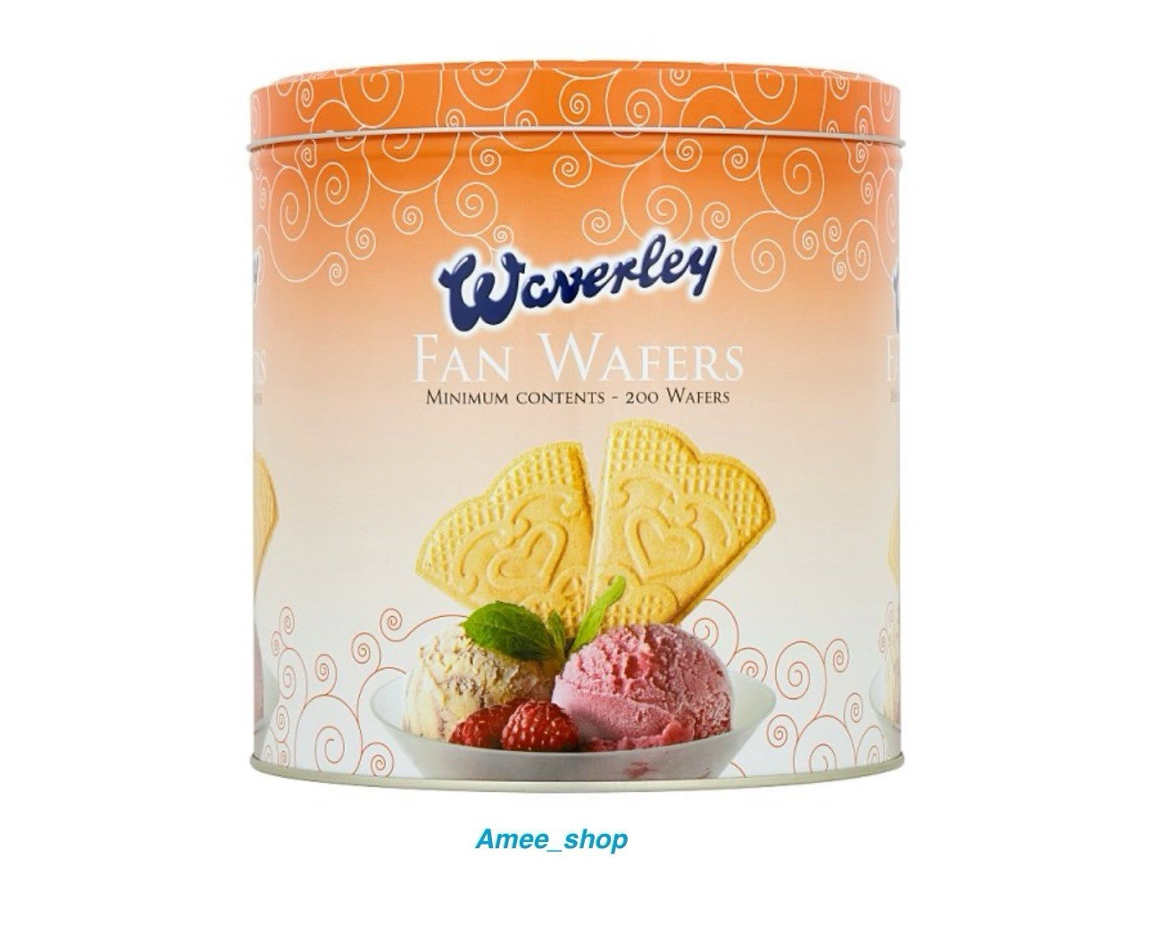 200 Waverley Deluxe Fan Wafers  Ice Cream Toppers (or)