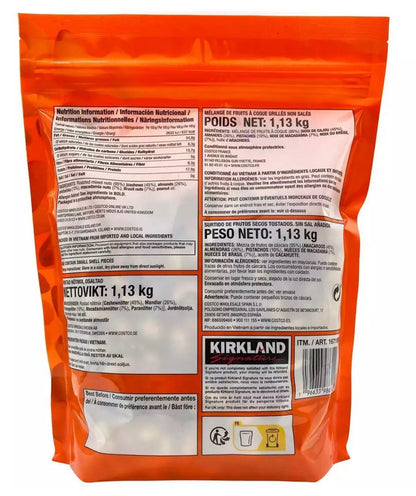 Kirkland Signature Extra Fancy Unsalted Mixed Nuts Cashew Brazil Bag Pack 1.13kg