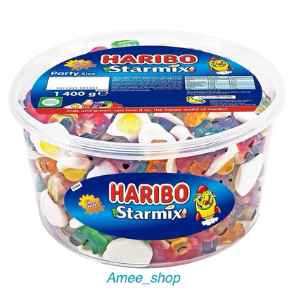 Haribo Starmix Tub 1.4Kg Great Pick & Mix Ideal For Gift Party Bags Plus More