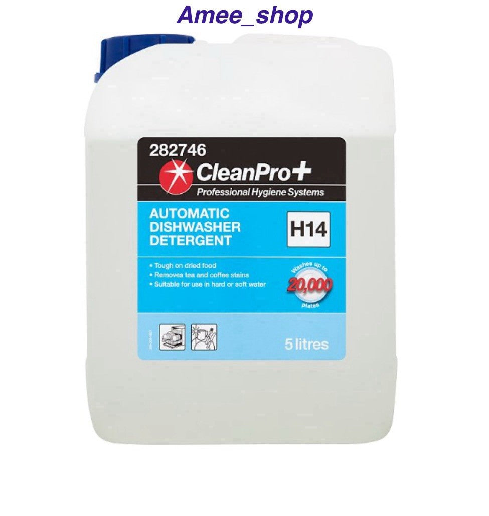 5 Litres Clean Pro+ Automatic Dishwasher Cleaning Detergent H14