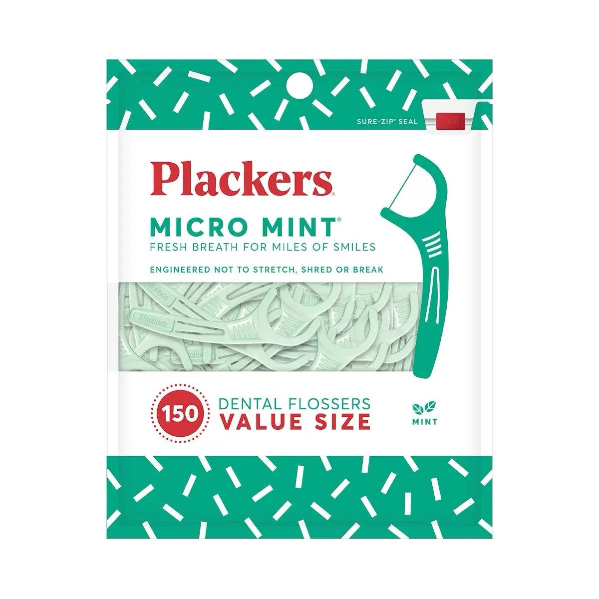 Plackers 600 x Micro Mint Dental Flossers With Toothpick