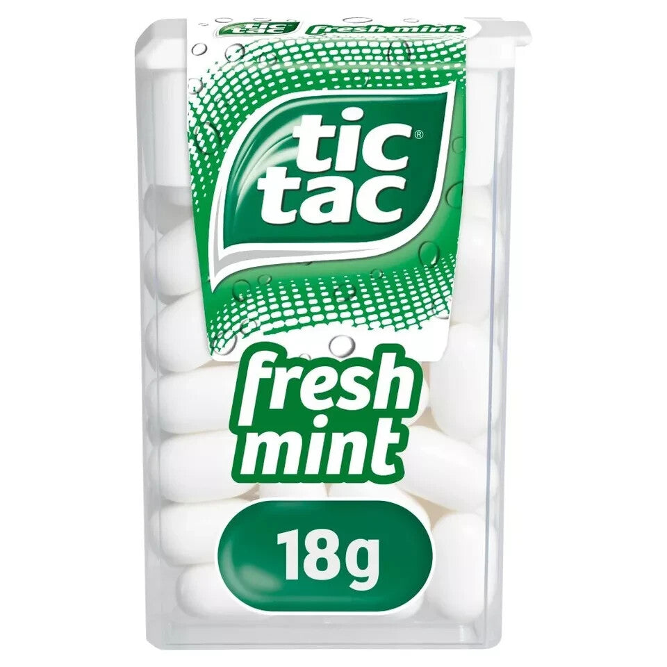 Tic Tac Classic Fresh Mint Sweets in Bulk 18 g x 24 packs