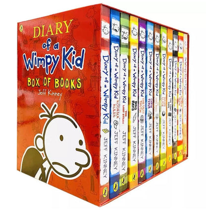 Diary of a Wimpy Kid Classic Reading Collection by Jeff Kinney- 12 Books Box Set