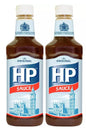 HP Brown Sauce Original Meat Spice Rich Tangy BBQ Rich Flavour Taste Pack 2x600g