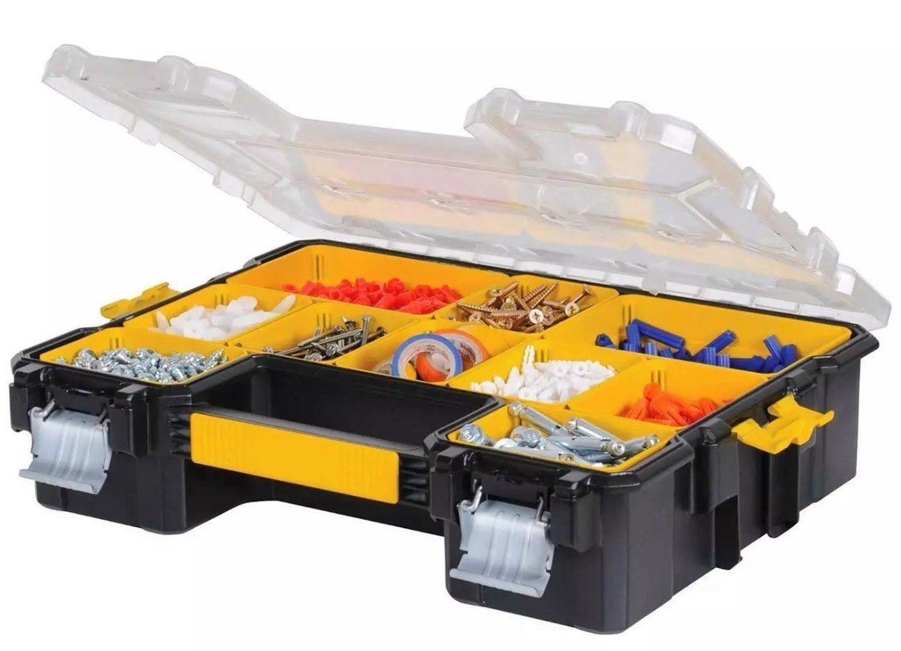 DeWalt Deep Pro Organisers Tool Storage Screw Nail Cups Storage Box 2 Pcs Pack