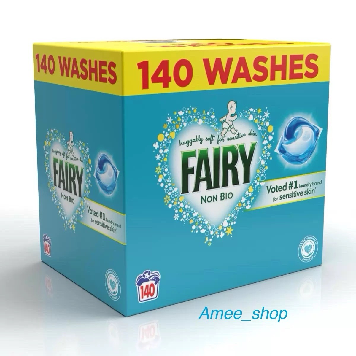 140 Pods Fairy Non-Bio Pods Washing Detergent Tablets Capsules Pod 2 x 70
