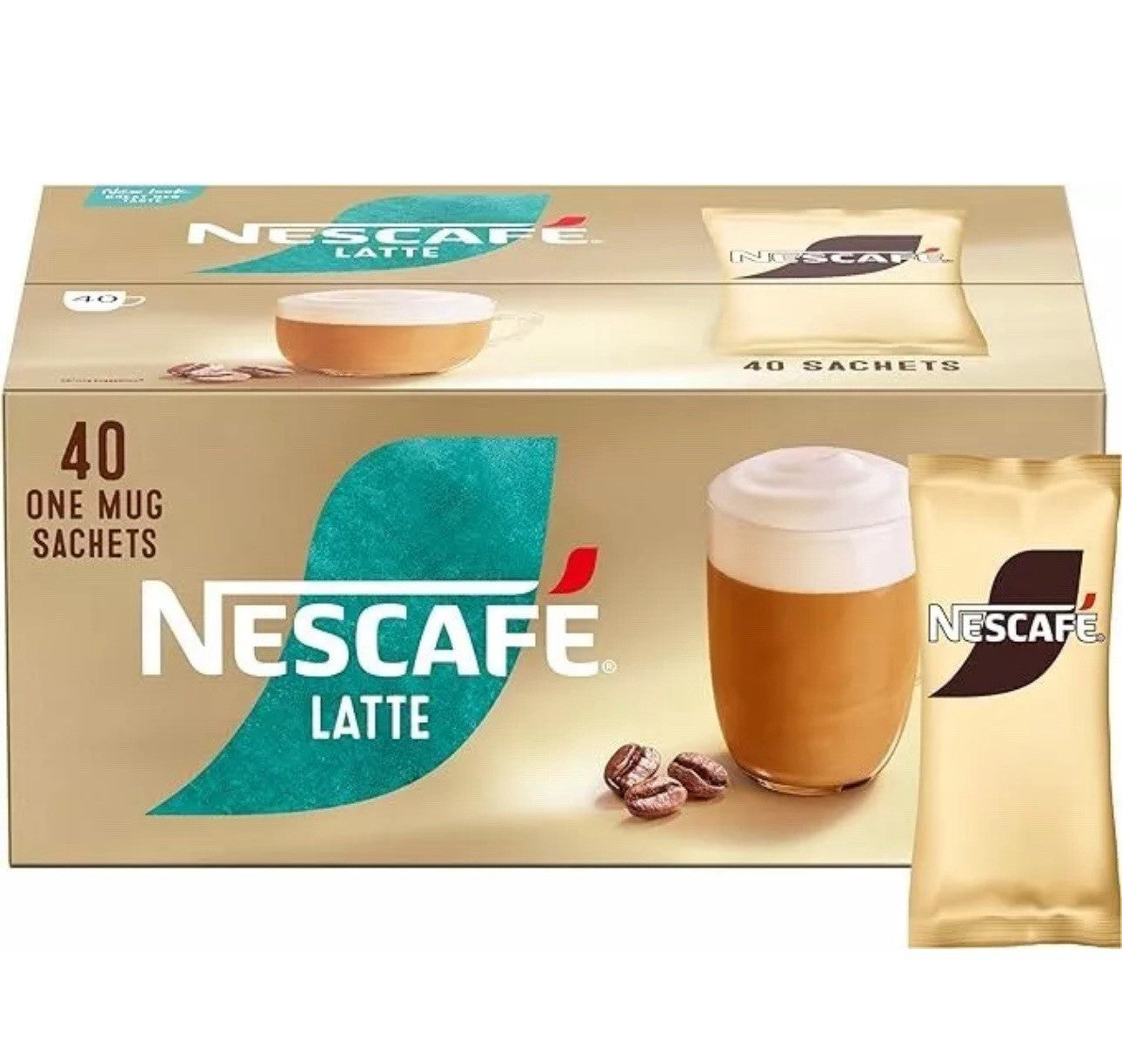 Nescafé Latte Instant Coffee Sachets - 40 X 18G