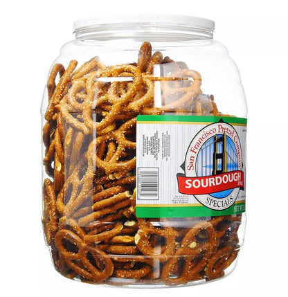 Sourdough Style Specials Pretzels San Francisco Pretzel Knots Jumbo Jar 1.47kg