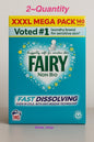 2 x Fairy Fast Dissolving Non-Bio Washing Powder, Approx 140 Washes 8.4KG