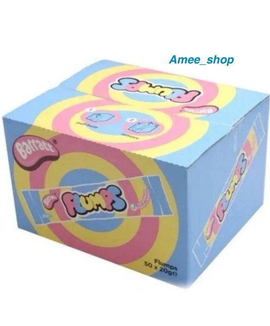50 x 20g Sticks - Flumps  Marshmallow Individually Wrapped Barratt