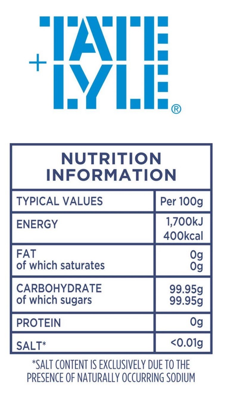 Tate and Lyle Granulated Pure Cane Tea Coffee White Sugar Big Large Bag Pack 5Kg