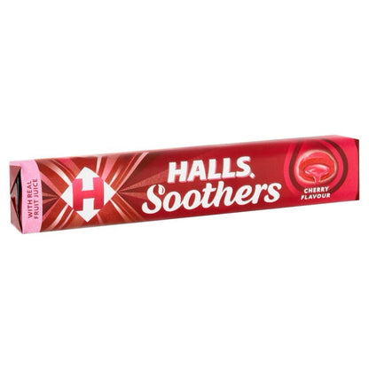 HALLS Soothers cherry Flavour  20 x 45g Full Box
