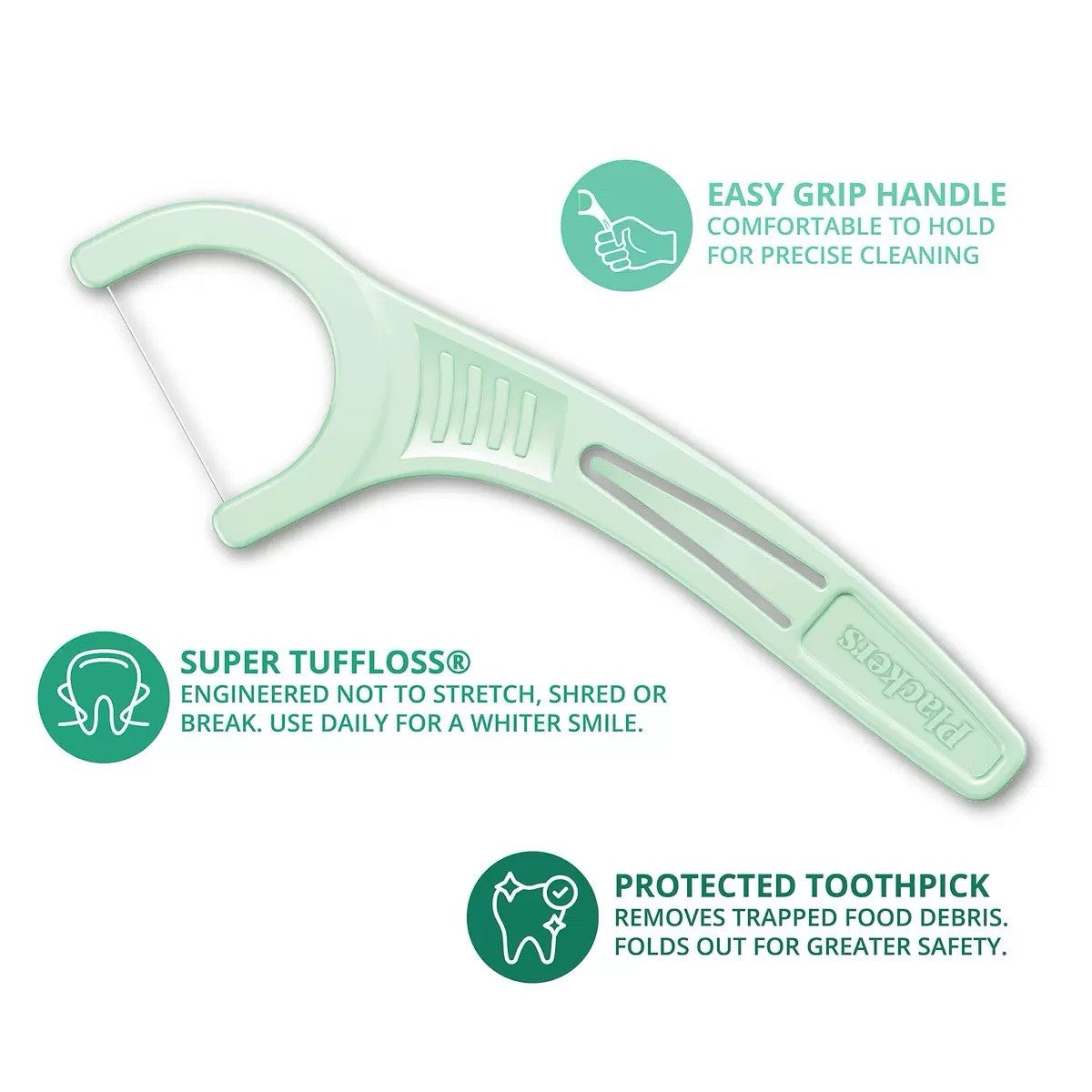 Plackers 600 x Micro Mint Dental Flossers With Toothpick