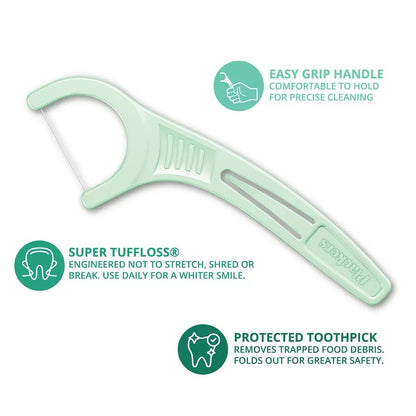 Plackers 600 x Micro Mint Dental Flossers With Toothpick