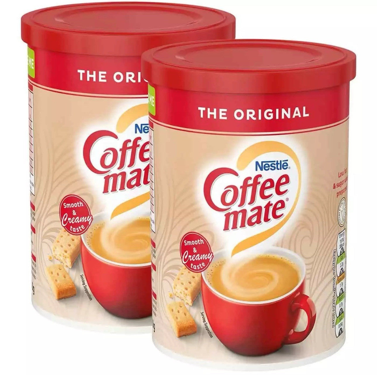 Nestle Coffee Mate Original Creamer Whitener Smooth Creamy Taste Tub Pack 2x550g