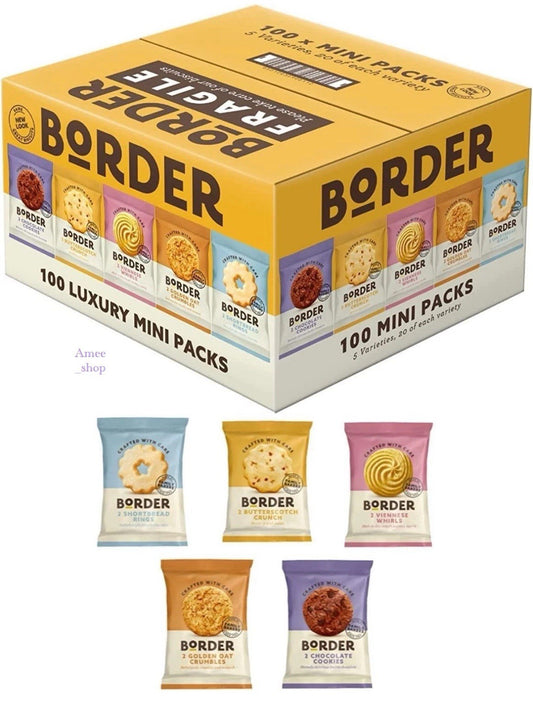 Border Family Biscuits Luxury Mini Packs in 4 Varieties - Pick & Choose