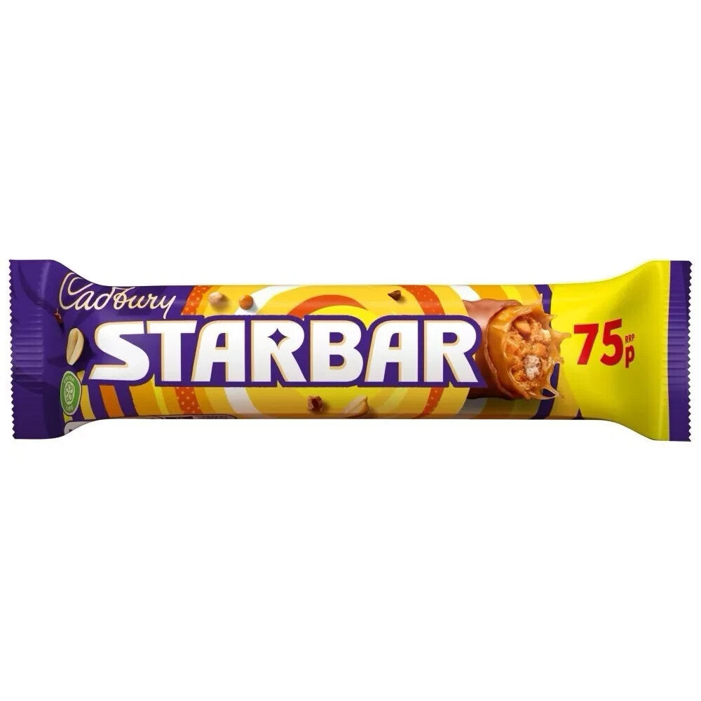 Full Box of 32 Cadbury Starbar Chocolate 49g  Bars *CHEAPEST ON Tracked