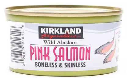Kirkland Signature Wild Alaskan Pink Salmon Boneless & Skinless Cans Pack 6x170g