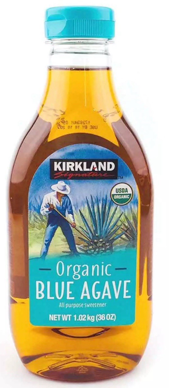 Kirkland Signature Organic Blue Agave Sweetener Syrup All Purpose Pack 2 x 736ml