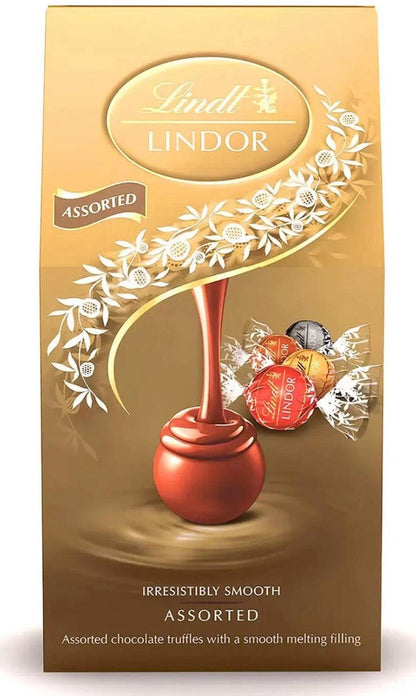 Lindt Lindor Assorted Smooth Melting Milk Chocolate Ball Truffles Large Pack 1kg