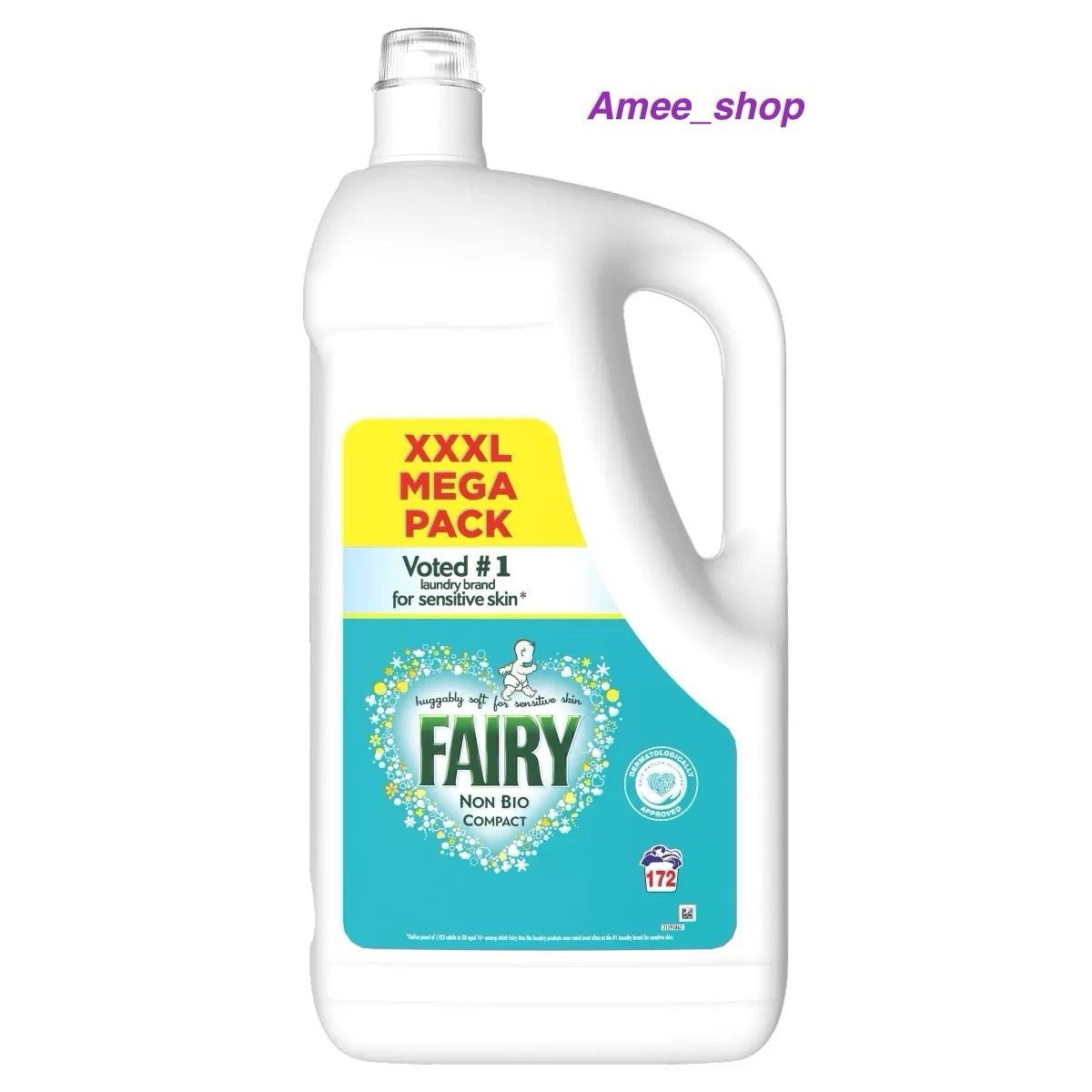 Fairy Non Bio Laundry Detergent Cleaning Washing Liquid 172Wash XXXL Pack 4.988L