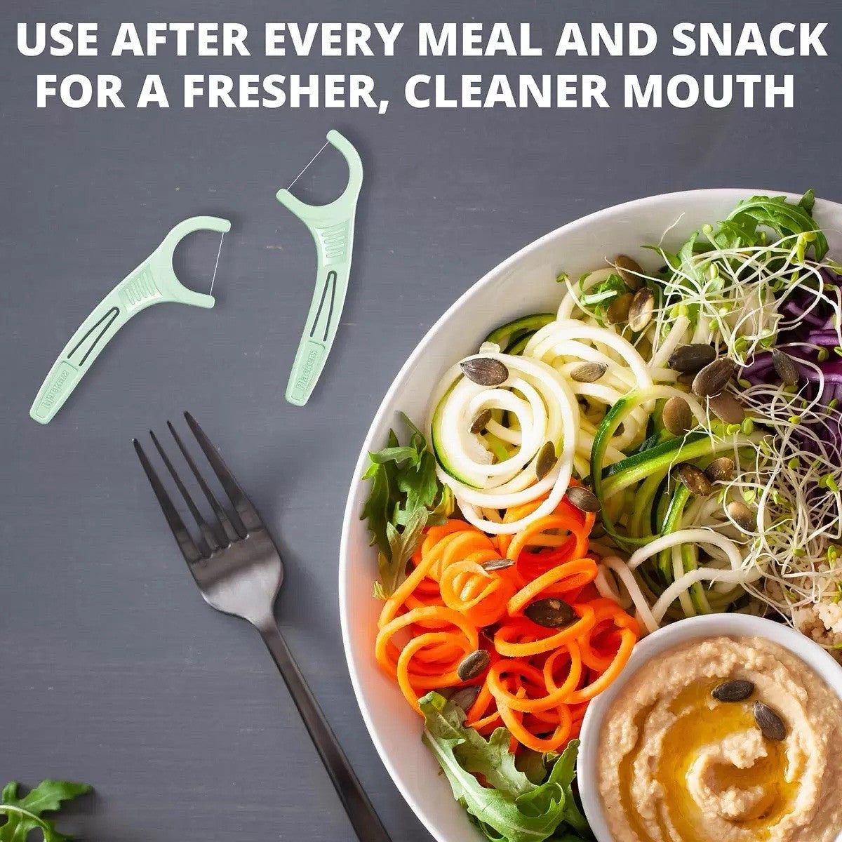 Plackers 600 x Micro Mint Dental Flossers With Toothpick