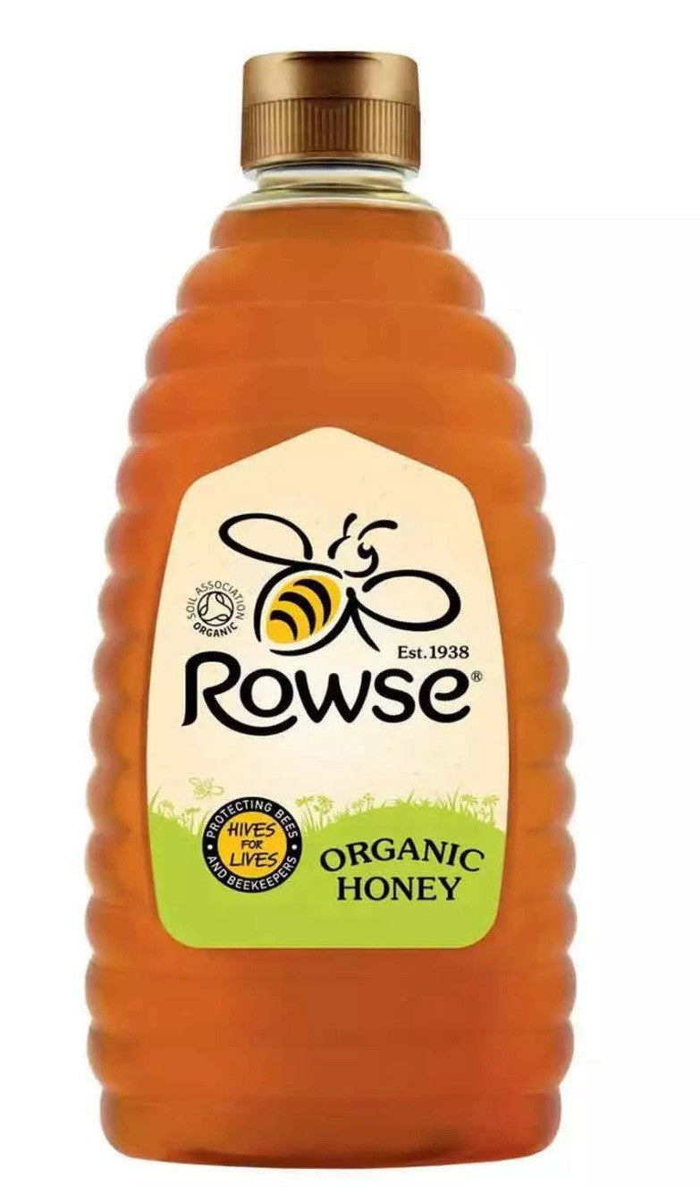 Rowse Easy Organic Clear Honey Pure Natural Smooth Taste Squeezy Pack of 1.36kg