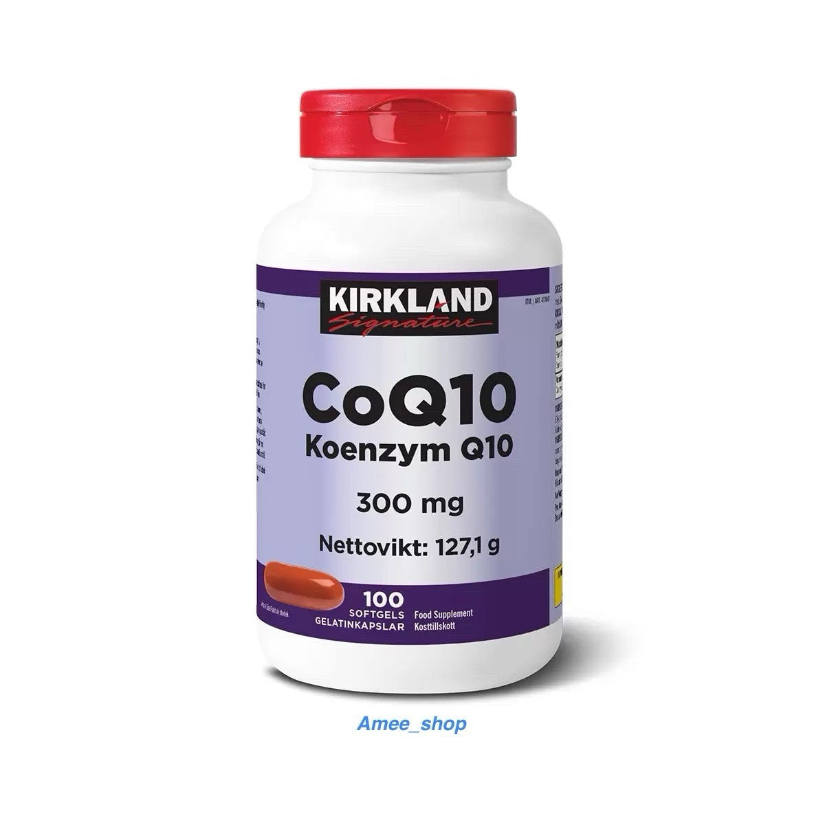 Kirkland Signature CoQ-10 300mg, 100 Softgel (3 Months Supply) SAME DAY DISPATCH