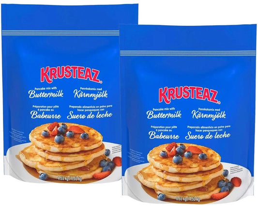 Krusteaz Buttermilk Complete Pancake Mix Just Add Water Fluffy Pack 2 x 4.53kg