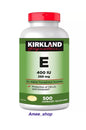 Kirkland Signature Vitamin E400 IU 268mg DL-Alpha Tocopheryl Acetate 500 Tablets