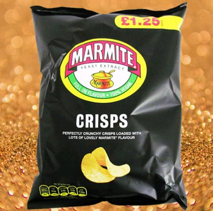 Golden Wonder Marmite Crisps 18 x 65g Bags Price Marked £1.25 Free Delivery